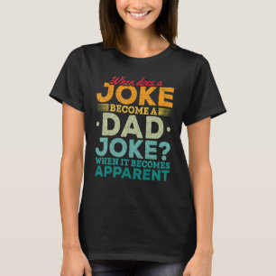 Mannen als een Joke een pap wordt die pap pit T-shirt