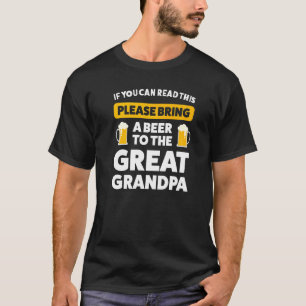 Mannen als je een bierbrouwerij grootvader g t-shirt