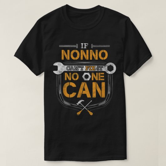 Mannen als nonno het handyman Gift Grandpa A niet  T-shirt (Design voorkant)
