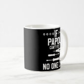 Mannen als Papou het niet kan repareren niemand ka Koffiemok (Voorkant rechts)