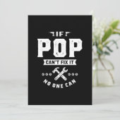 Mannen als Pop het verhelpt, kan niemand vaders D  Kaart (Staand voorkant)