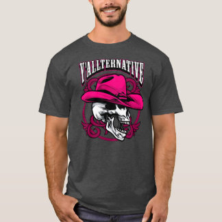 Mannen Alternatieve Alt Country Skull Alternative T-shirt