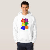 Mannen Altijd uniek autisme Hoodie (Voorkant volledig)