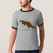 Mannen Amazing Platypus Shirt (Voorkant)
