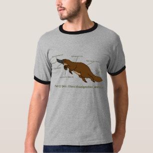 Mannen Amazing Platypus Shirt