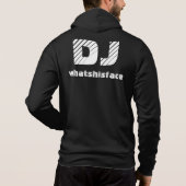 Mannen American Apparel California Fleece DJ Hoodie (Achterkant)