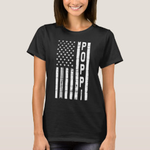 Mannen Amerika Amerikaanse vlag Poppie voor Fath T-shirt