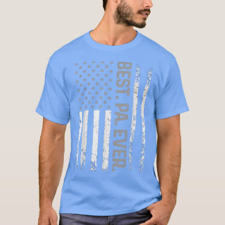 Mannen Amerikaans patriotticum Vlag beste Pa in Va T-shirt