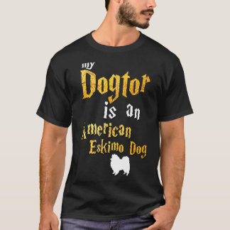 Mannen-Amerikaanse Eskimo Dog American Eskimo Dog T-shirt