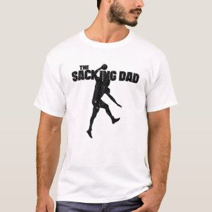 Mannen-Amerikaanse Football Player papa Footballer T-shirt