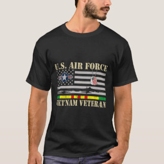 Mannen Amerikaanse luchtmacht Vietnam Veteraan T-shirt