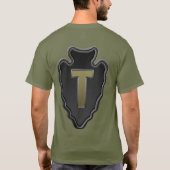  Mannen Amerikaanse militaire eenheid T-Shirt (Achterkant)