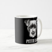 Mannen-Amerikaanse Pit Bull Koffiemok (Voorkant rechts)