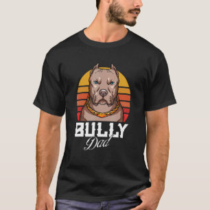 Mannen Amerikaanse stier voor hond-eigenaar pappa T-shirt