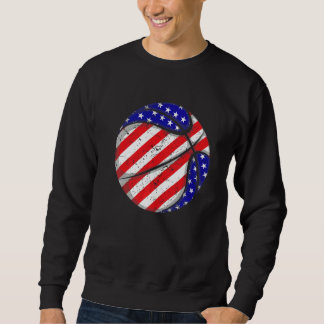 Mannen Amerikaanse vlag Basketball Mannen van de V Trui