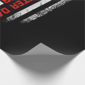 Mannen  Amerikaanse vlag Beste brandweerman Cadeaupapier (Hoek)