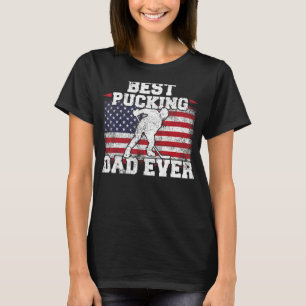 Mannen Amerikaanse vlag beste hockeyspeler Pa T-shirt