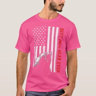Mannen Amerikaanse vlag beste papieren Beer ooit T-shirt