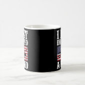 Mannen Amerikaanse vlag ik liet net een ladingtruc Koffiemok (Center)