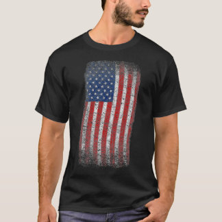 Mannen Amerikaanse vlag T 4 juli Patriotic USA Fla T-shirt