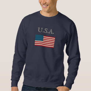 Mannen Amerikaanse vlag U.S.A. Sweatshirt Gift