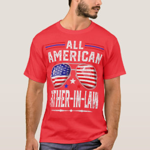 Mannen Amerikaanse vlag Vaderdag Alle Amerikaanse T-shirt