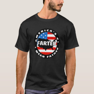 Mannen Amerika's 1 vader Ik bedoel vader ons vlag T-shirt