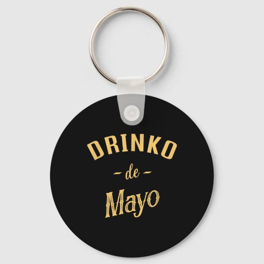 Mannen & Vrouwen Cinco de Mayo Outfit - Cinco Sleutelhanger (Voorkant)