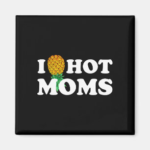 Mannen ananas hete moeders ondersteboven hart grap magneet