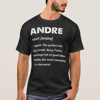 Mannen Andre-naam T-shirt