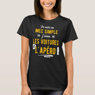 Mannen Apero Car Idea T-shirt