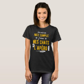 Mannen Apero Cat Idea T-shirt (Voorkant volledig)