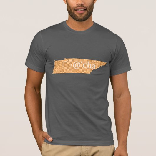 Mannen Appalachia Tennessee "Oranje" T-shirt (Voorkant)