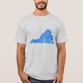 Mannen Appalachia Virginia T-shirt (Voorkant)