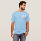 Mannen Apparel California FleJacket T-shirt (Voorkant volledig)