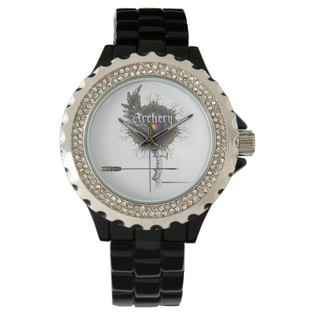 Mannen Archery Polshorloge Horloge (Voorkant)