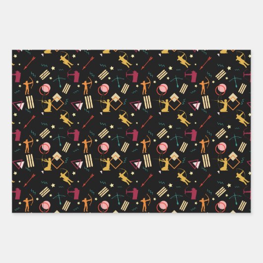 Mannen architectuur - Boys Bow n Arrow Abstracte k Inpakpapier Vel (Voorkant 3)