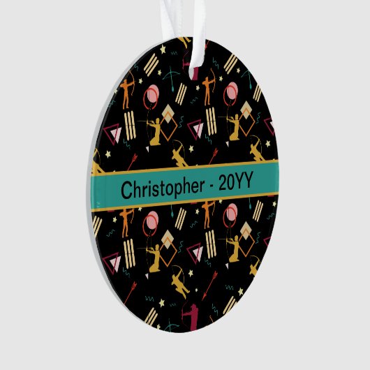 Mannen architectuur - Boys Bow n Arrow Abstracte k Ornament (voorkant)