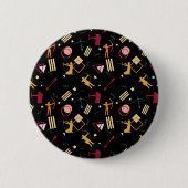 Mannen architectuur - Boys Bow n Arrow Abstracte k Ronde Button 5,7 Cm (Voorkant)