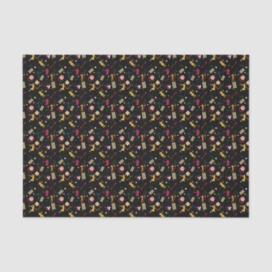 Mannen architectuur - Boys Bow n Arrow Abstracte k Tissuepapier (Voorkant)