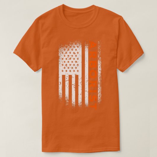 Mannen artiest Amerikaanse vlag T-shirt (Design voorkant)