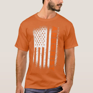 Mannen artiest Amerikaanse vlag T-shirt