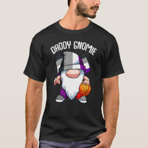 Mannen Asexual Basketball Dad Gnome Lgbt Q Asexual T-shirt