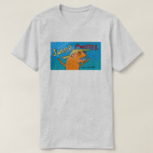 Mannen Ash 'SWAMP MONSTER'-shirt