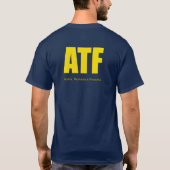Mannen ATF-T-shirt T-shirt (Achterkant)
