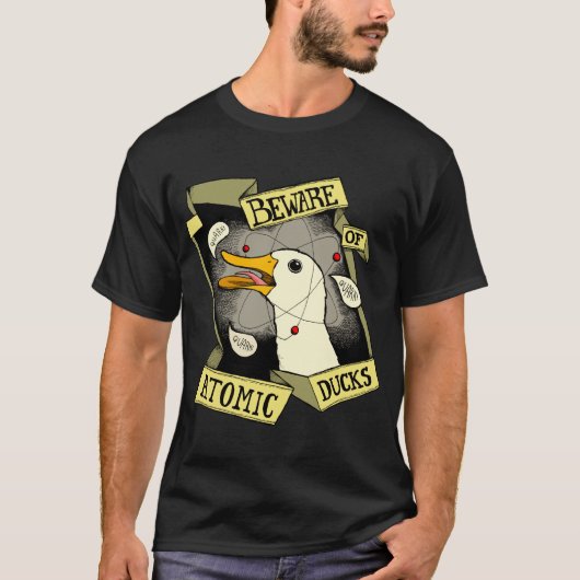 Mannen Atomic Duck dark T-shirt (Voorkant)