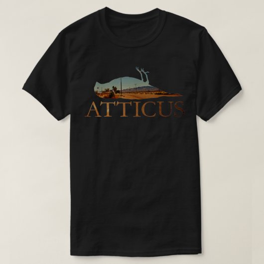 Mannen ATTICUS Horizon Bird T Shirt (Fotoafdrukken (Design voorkant)