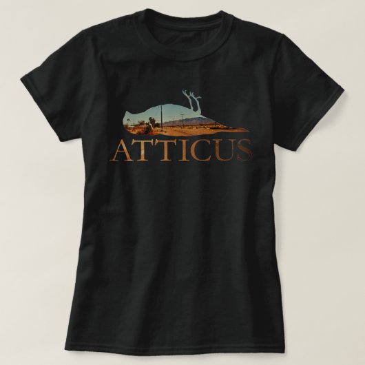 Mannen ATTICUS Horizon Bird T Shirt (Fotoafdrukken (Design voorkant)