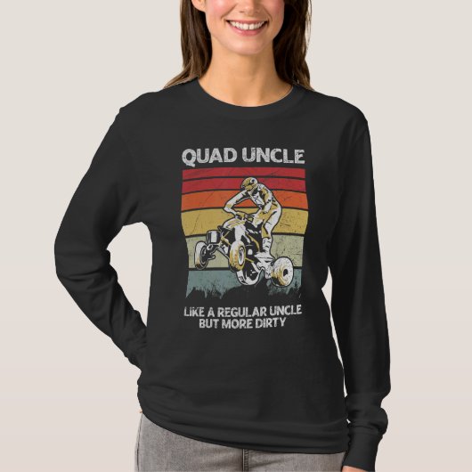 Mannen ATV-prijsopgave voor uw quad-oom T-shirt (Voorkant)