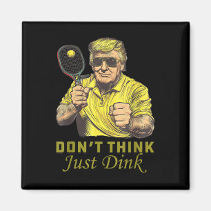 Mannen augurkenbal denkt niet alleen grappige Trum Magneet